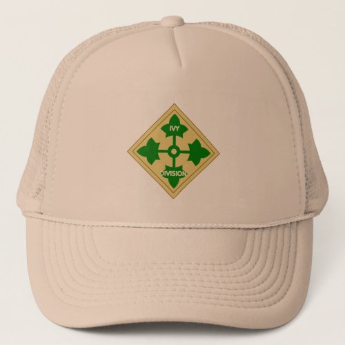 Army 4th Infantry Division Trucker Hat