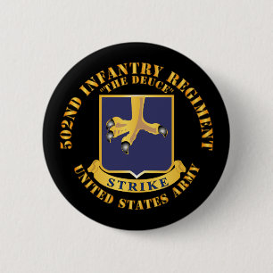Army - 502nd Infantry Regt - DUI - The Deuce Button