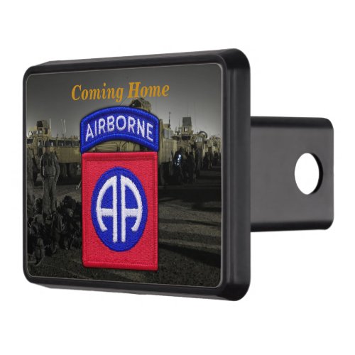 Army 82nd ABN Airborne Desert Storm Veterans Vets Hitch Cover