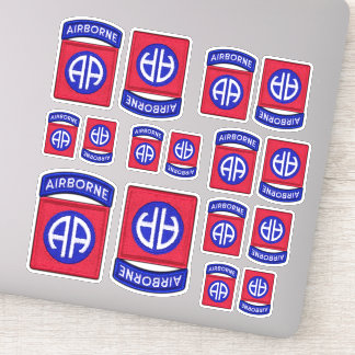 Army 82nd ABN Airborne Division Fort Bragg Contour Sticker