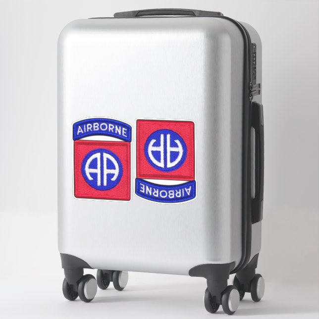 Army 82nd ABN Airborne Division Fort Bragg Contour Sticker (Suitcase)
