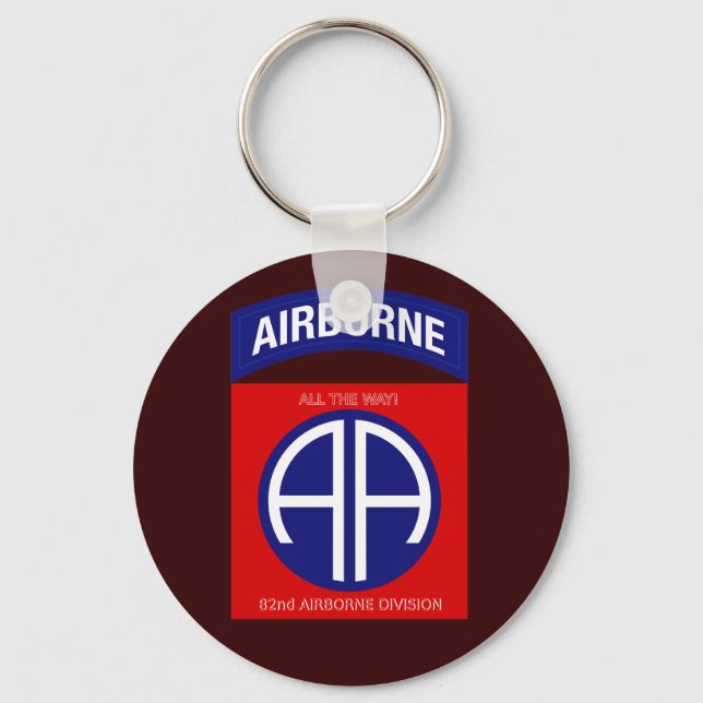 Army 82nd Airborne Division Keychain (Front)