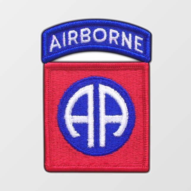 Army 82nd Airborne Division Patch Cutout (Front)