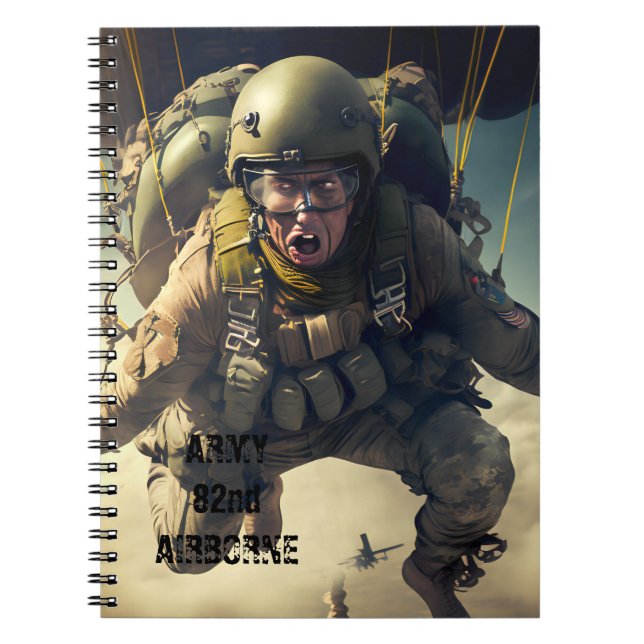 ARMY 82nd Airborne paratrooper Notebook (Front)