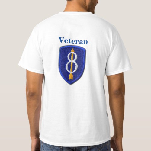 Army 8th ID infantry division fort jackson vets T_ T_Shirt