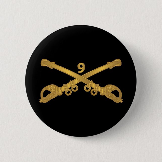 Army - 9th Cavalry Branch wo Txt Button (Front)