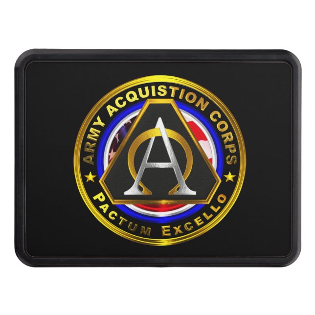 Army Acquisition Corps   Hitch Cover (Front)
