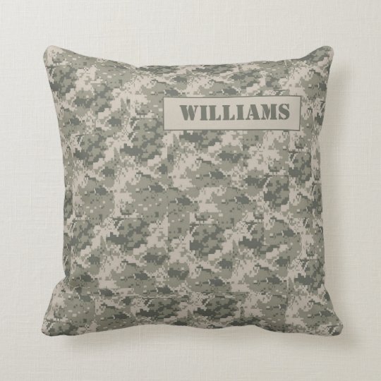 Army Acu Camoflauge Digital Couch Throw Pillow Zazzle Com