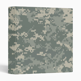 Army ACU Camouflage 3 Ring Binder