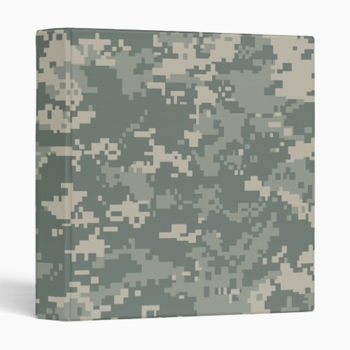 Army ACU Camouflage 3 Ring Binder