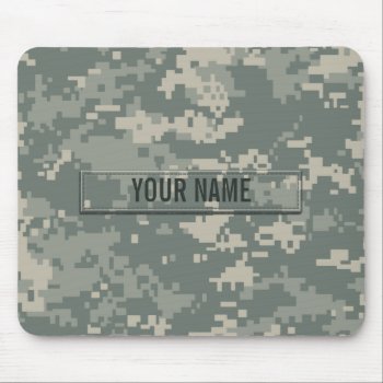 Army Acu Camouflage Customizable Mouse Pad by staticnoise at Zazzle