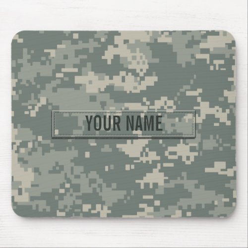 Army ACU Camouflage Customizable Mouse Pad
