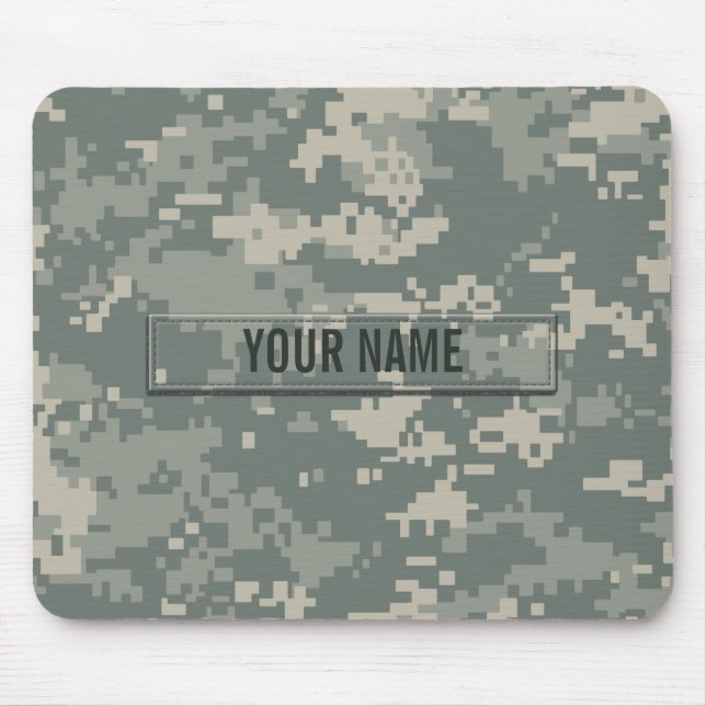 Army ACU Camouflage Customizable Mouse Pad (Front)