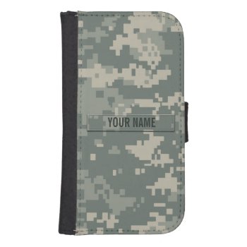 Army Acu Camouflage Customizable Phone Wallet by staticnoise at Zazzle