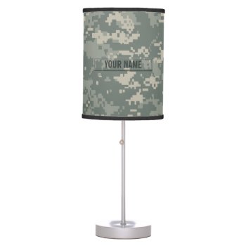 Army Acu Camouflage Customizable Table Lamp by staticnoise at Zazzle