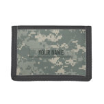 Army Acu Camouflage Customizable Tri-fold Wallet at Zazzle