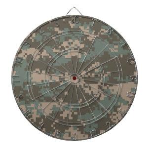 Army ACU Camouflage Dartboard With Darts