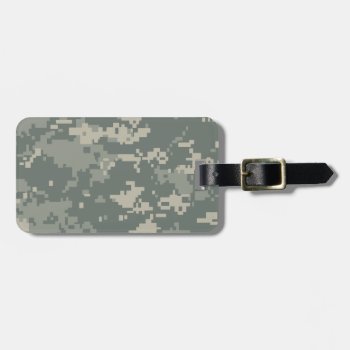 Army Acu Camouflage Luggage Tag by staticnoise at Zazzle