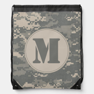 ARMY ACU Digital Camo Camoufl Draw String Bag Sack