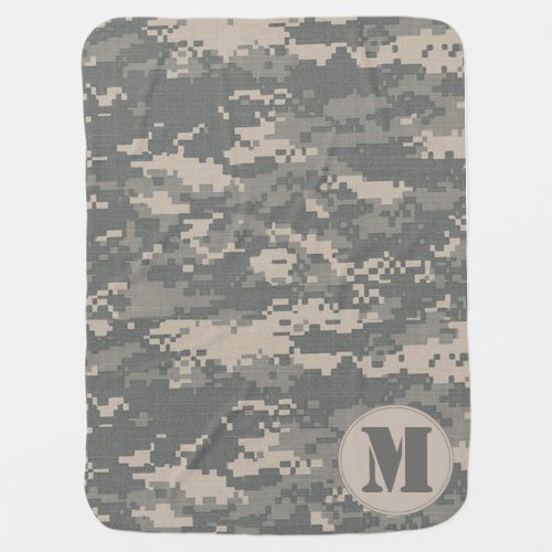 ARMY ACU Digital Camo Camouflage Baby Blanket