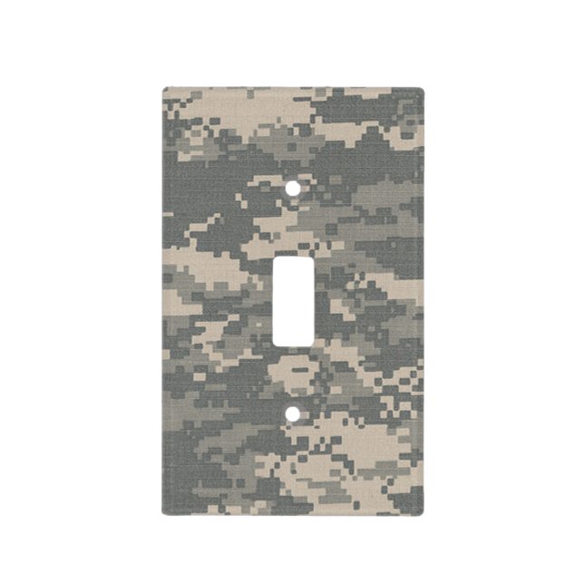 ARMY ACU Digital Camo Light Switch Plate Cover (Front)