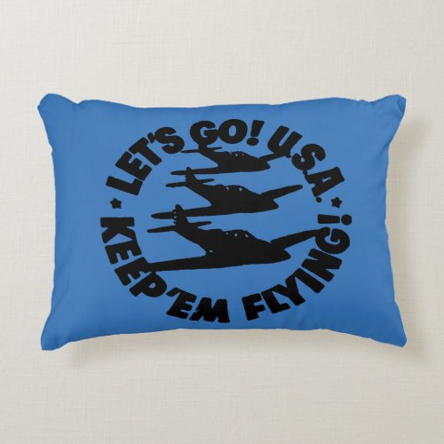 Army Air Corps Poster 1941 Accent Pillow