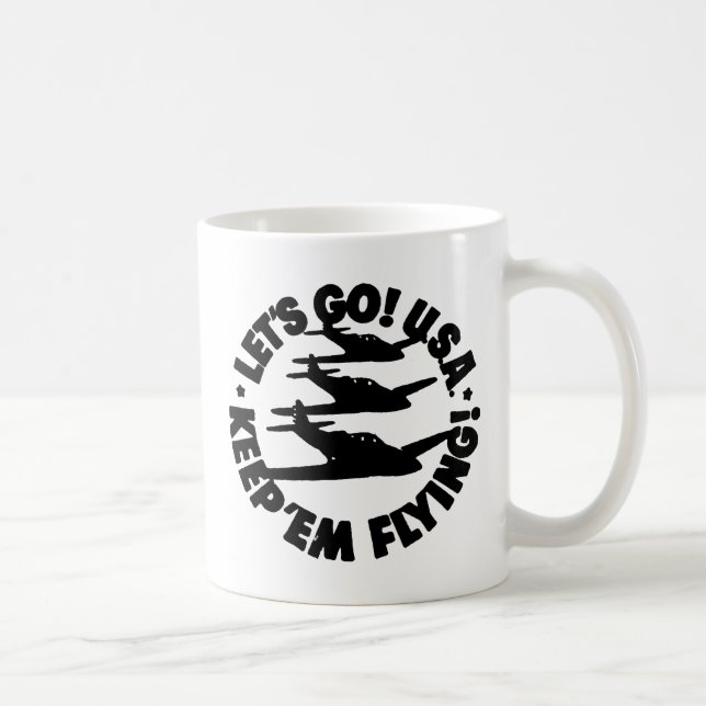 Army Air Corps Poster, 1941 Coffee Mug (Right)