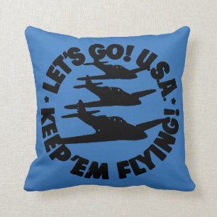 Army Air Corps Poster, 1941 Throw Pillow