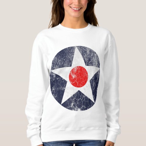 ARMY AIR CORPS ROUNDEL US AIR FORCE INSIGNIA SWEATSHIRT