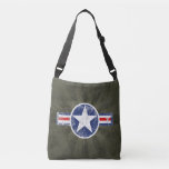 Army Air Corps Vintage Star Patriotic Crossbody Bag