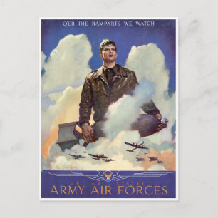 Army Air Forces Postcard