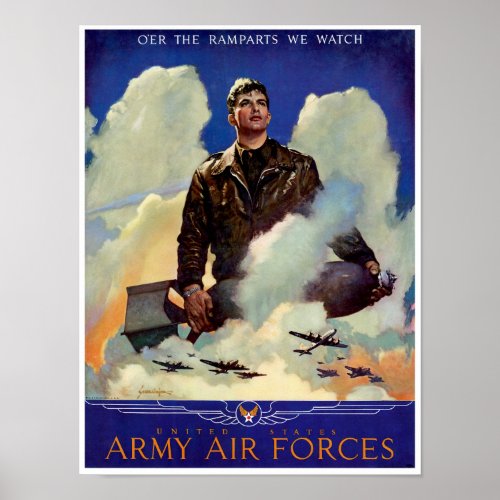 Army Air Forces Poster