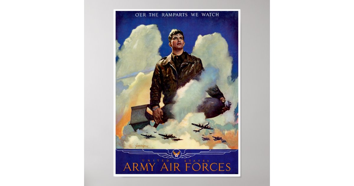 Army Air Forces Poster | Zazzle