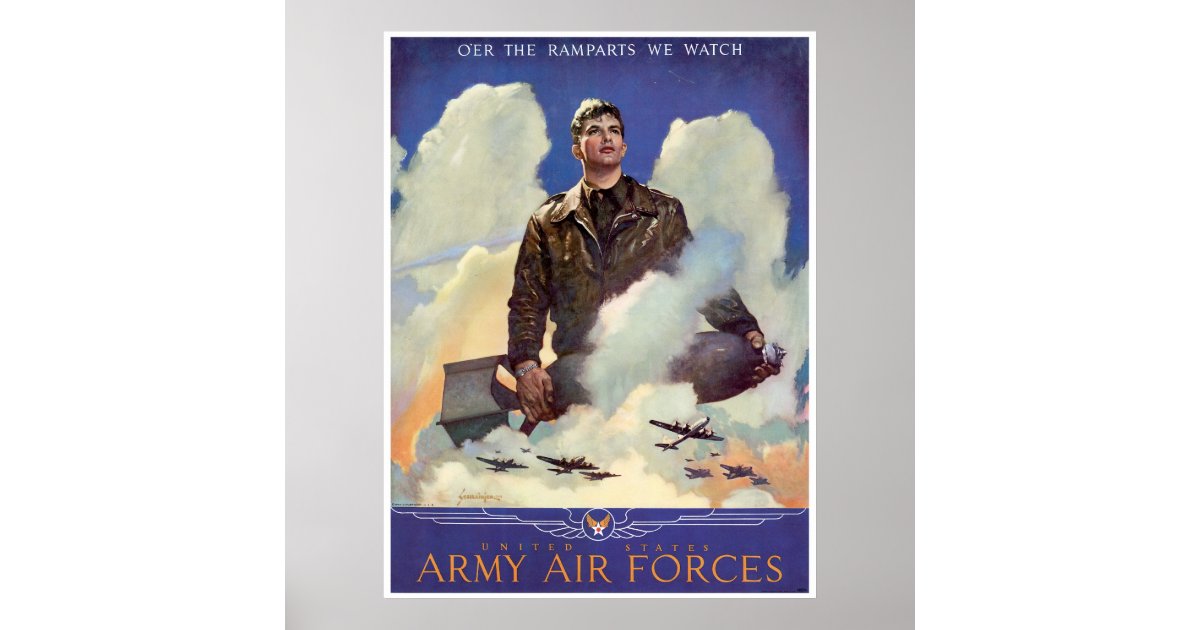 Army Air Forces Poster | Zazzle