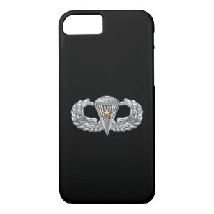 Army Airborne Basic Parachutist with Combat Star iPhone 8/7 Case
