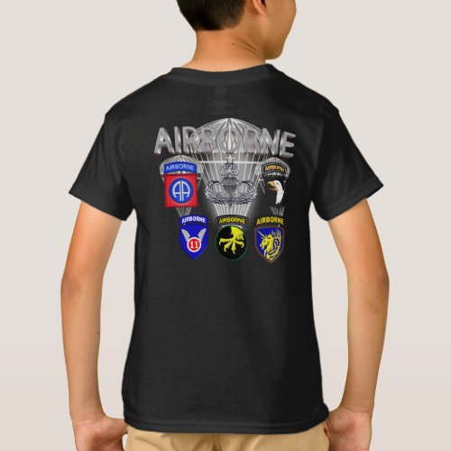 Army Airborne Divisions Past and Present T_Shirt