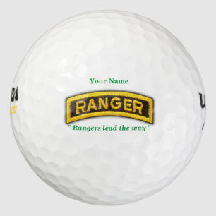 Army Airborne Rangers Fort Benning Veterans tab Golf Balls