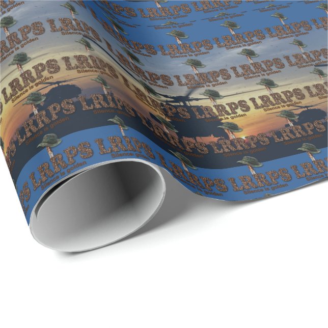 Army airborne rangers LRRPS LRRP Recon snipers Wrapping Paper (Roll Corner)