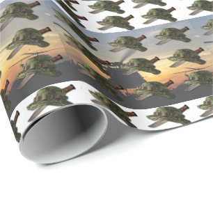 Army airborne rangers LRRPS LRRP Recon snipers Wrapping Paper