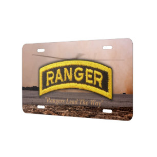 army airborne rangers veterans vets license plate