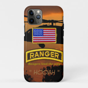 Army airborne rangers veterans vets tab iPhone 11 pro case