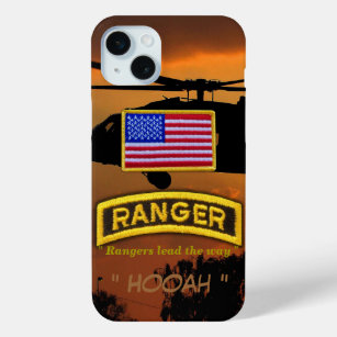 Army airborne rangers veterans vets tab iPhone 15 plus case