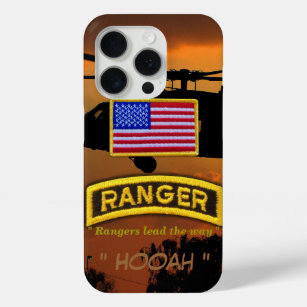 Army airborne rangers veterans vets tab iPhone 15 pro case