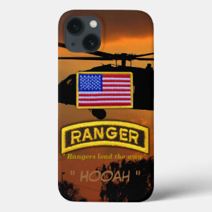 Army airborne rangers veterans vets tab iPhone 13 case