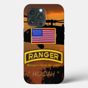 Army airborne rangers veterans vets tab iPhone 13 pro case