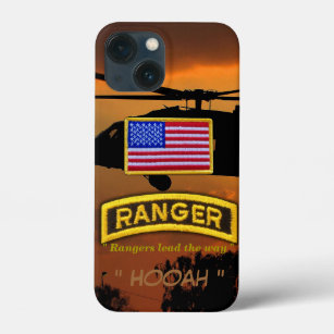 Army airborne rangers veterans vets tab iPhone 13 mini case