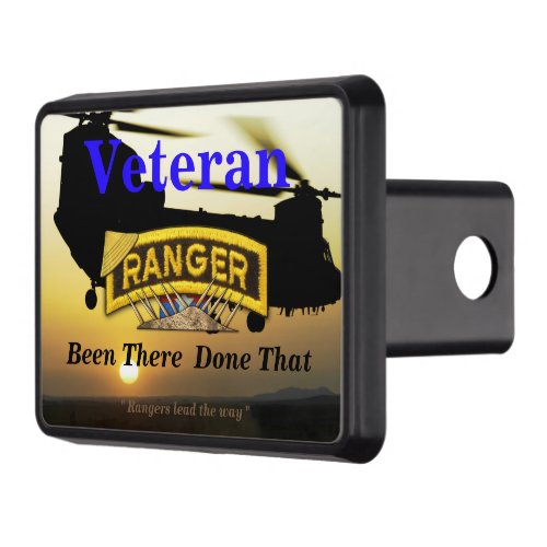 Army Airborne Rangers Vietnam Nam War Vets Tow Hitch Cover