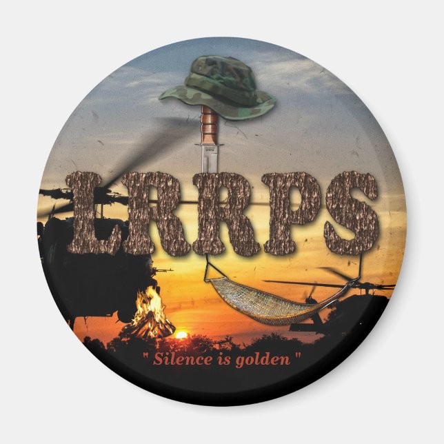 army airborne rangers vietnam war LRRPS Magnet (Front)