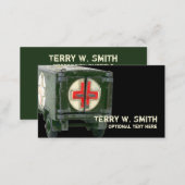 Army Ambulance Business Card (Front/Back)