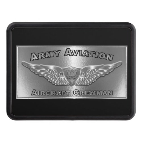Army Aviation Crewman Badge  Hitch Cover